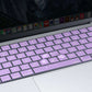 Keyboard Cover Skin For MacBook Air Pro 13 13.6 14 15.3 16 A2442 A2779 A2485 A2780 A2681 A2941 M1 M2 2021 to 2023 purple