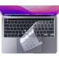 Keyboard Cover Skin For MacBook Pro 13 Pro 16 A2338 A2289 A2251 A2141 M1 M2 2020 to 2023 Clear