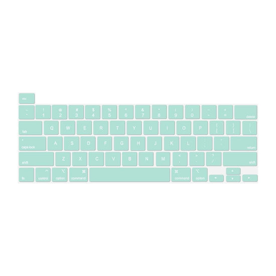 Keyboard Cover Skin For MacBook Pro 13 Pro 16 A2338 A2289 A2251 A2141 M1 M2 2020 to 2023 Mint Green