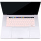 Keyboard Cover Skin For MacBook Pro 13 Pro 16 A2338 A2289 A2251 A2141 M1 M2 2020 to 2023 Pink