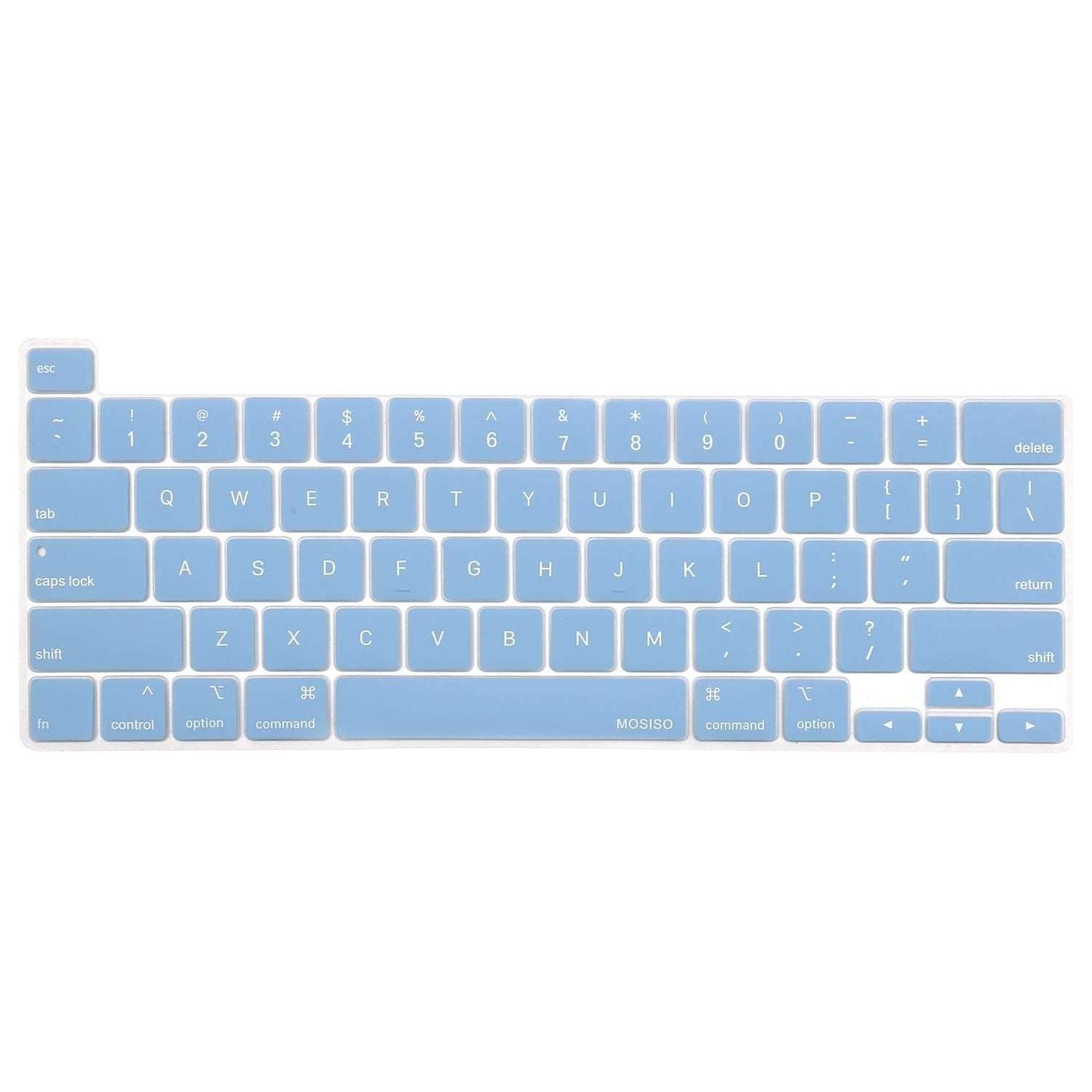 Keyboard Cover Skin For MacBook Pro 13 Pro 16 A2338 A2289 A2251 A2141 M1 M2 2020 to 2023 Sky Blue