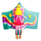 Kids Cotton Velour Beach Cape Fairy