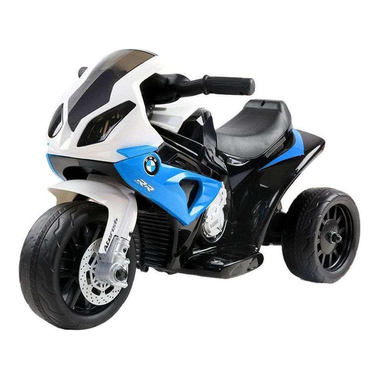 Kids Electric Ride On Car Police Motorcycle Motorbike BMW Licensed S1000RR Blue