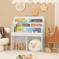 Kids Shelving Unit 3 Shelves 2 Compartments - Magdasmall