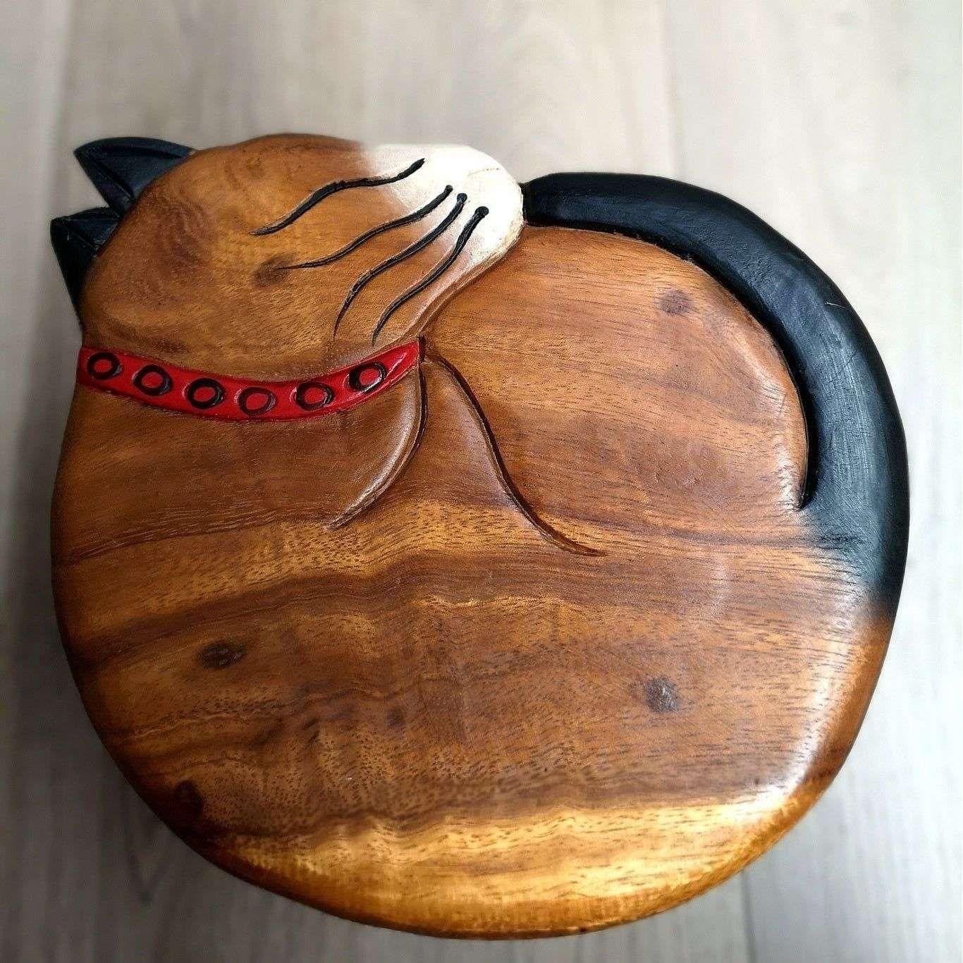 Kids Wooden Stool Cat - Magdasmall