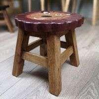 Kids Wooden Stool Lion