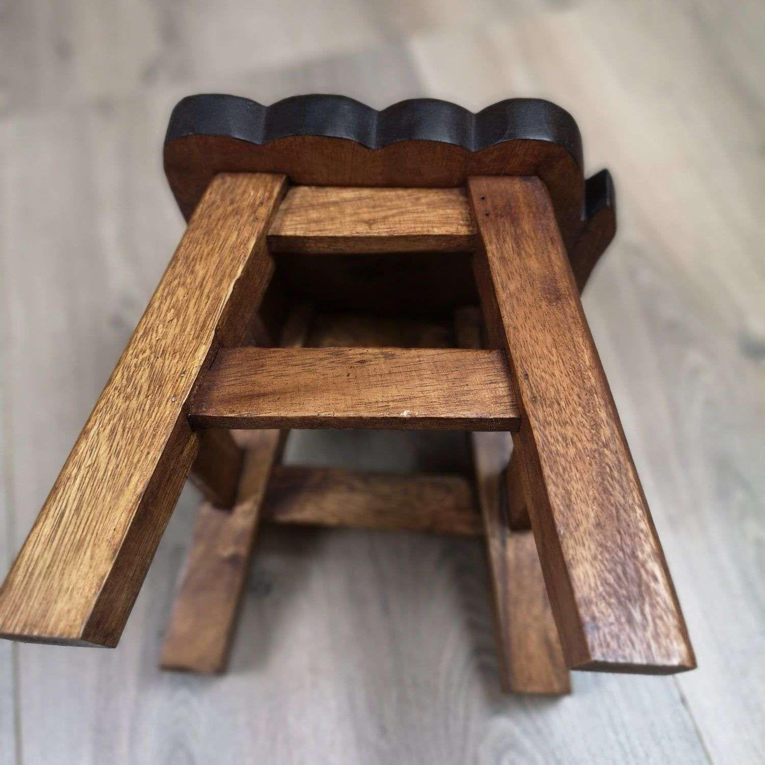 Kids Wooden Stool Pig - Magdasmall