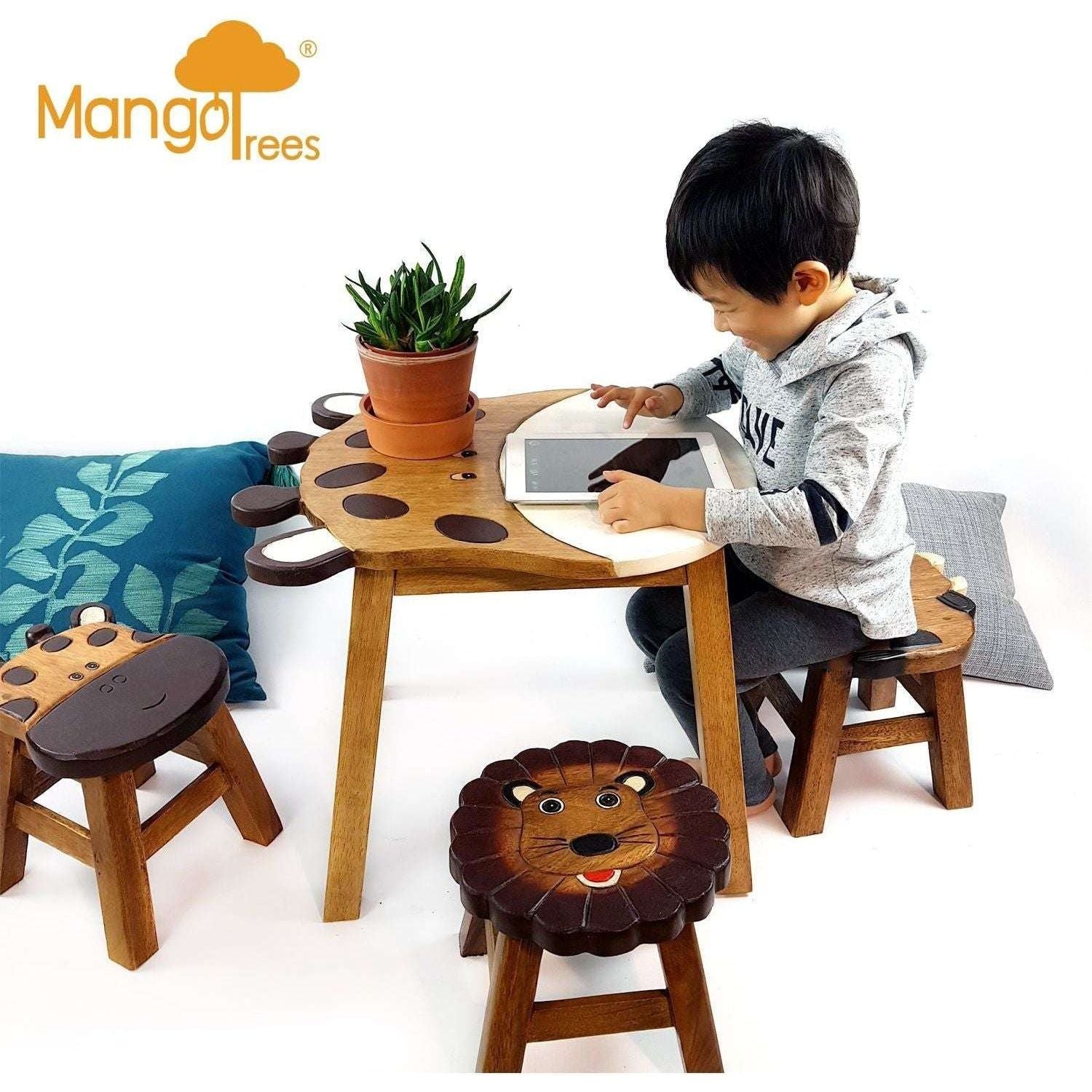 Kids Wooden Table Giraffee