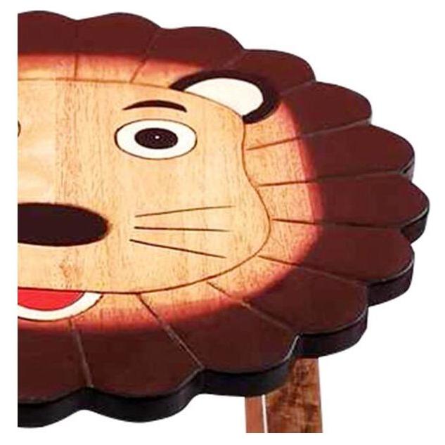 Kids Wooden Table Lion