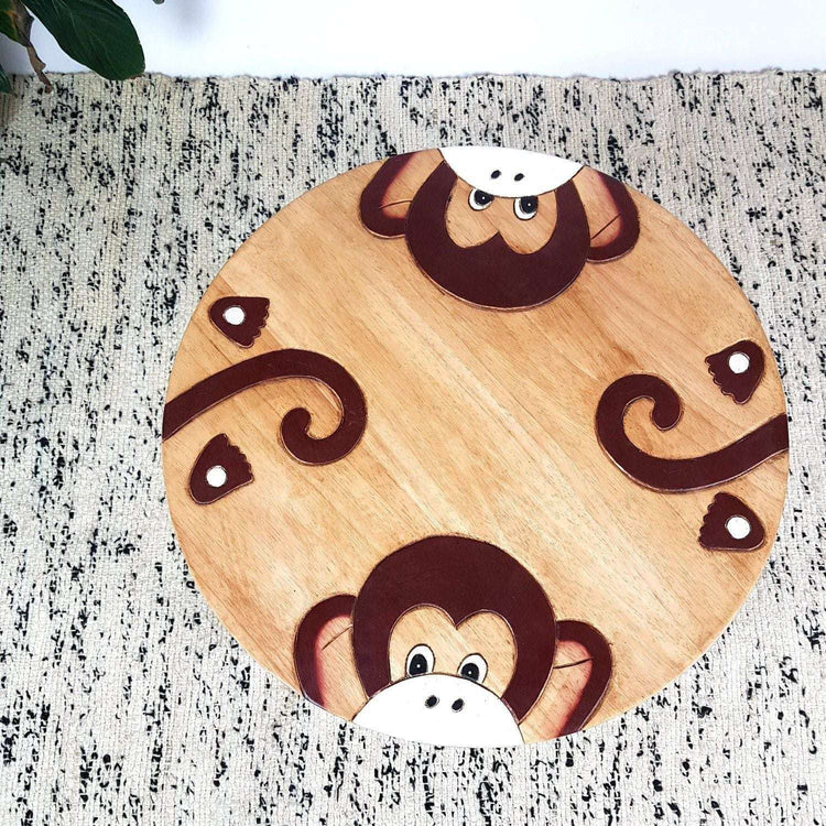 Kids Wooden Table Monkey