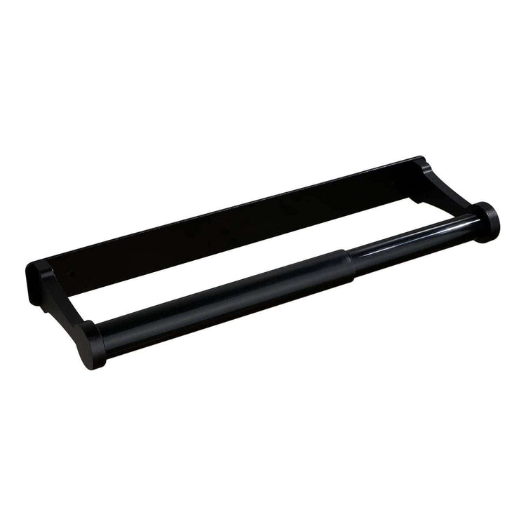Kitchen Paper Holder Under Cabinet Screw Wall Mount Adhesive Paper Towel Holder Rectangle Black