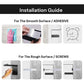 Kitchen Paper Holder Under Cabinet Screw Wall Mount Adhesive Paper Towel Holder Rectangle Black