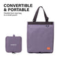 KOELE Purple Shopper Bag Tote Bag Foldable Travel Laptop Grocery KO-SHOULDER - Magdasmall
