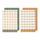 Ladelle Set of 4 Retreat Cotton Kitchen Tea Towels 50 x 70 cm Mix