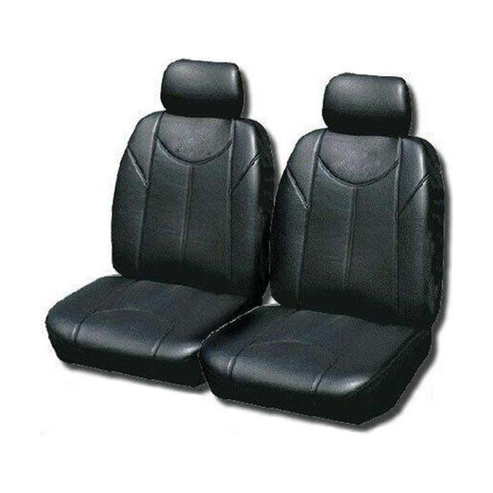 Leather Look Car Seat Covers For Ford Territory 2004-2020 | Grey - Magdasmall