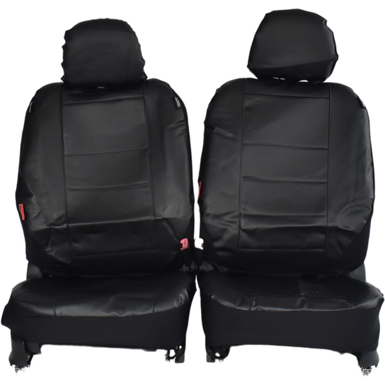 Leather Look Car Seat Covers For Mitsubishi Outlander 2006-2012 | Black