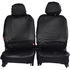 Leather Look Car Seat Covers For Nissan Frontier D40 Dual Cab  2007-2020 | Black - Magdasmall