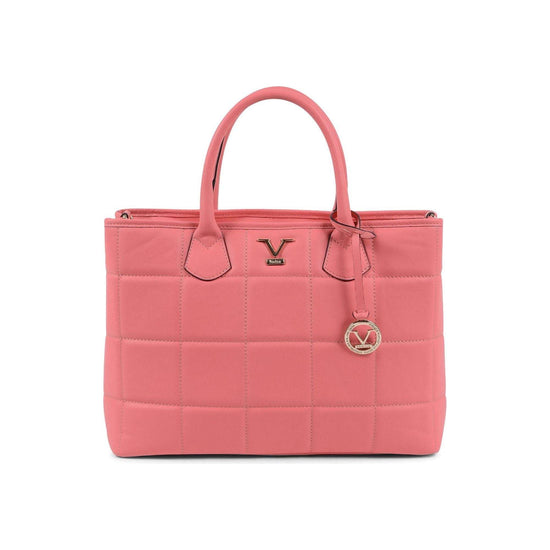 Leather Pink Handbag - One Size