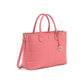 Leather Pink Handbag - One Size