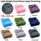 Light Weight Coral Fleece Throw Rug 150x200 cm Fusion Pink - Magdasmall