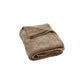 Light Weight Coral Fleece Throw Rug 150x200 cm Latte - Magdasmall