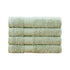 Linenland Bath Towel 4 Piece Cotton Hand Towels Set - Sage Green