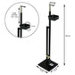 Lirash Touch Free Hand Sanitiser Dispenser Station Floor Stand Foot Operated - Gold Black