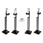 Lirash Touch Free Hand Sanitiser Dispenser Station Floor Stand Foot Operated - Gold Black