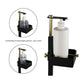 Lirash Touch Free Hand Sanitiser Dispenser Station Floor Stand Foot Operated - Gold Black