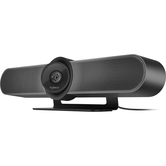 Logitech MeetUp 4K Conferencecam with 120-degree FOV & 4K Optics HD Video & Audio Conferencing Camera System for Small Meeting Rooms