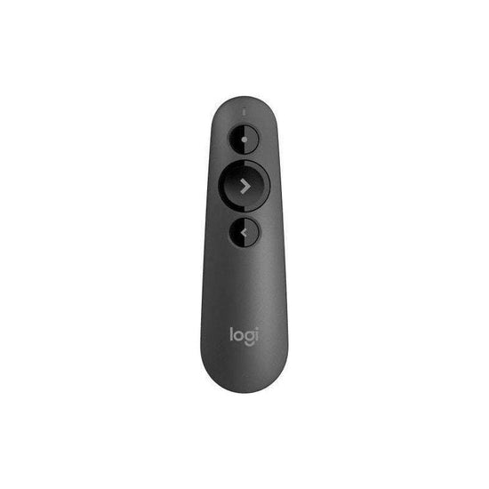 LOGITECH R500S Laser Presentation Remote with Dual Connectivity Bluetooth or USB 20m Range Red Laser Pointer for PowerPoint Keynote Google Slides