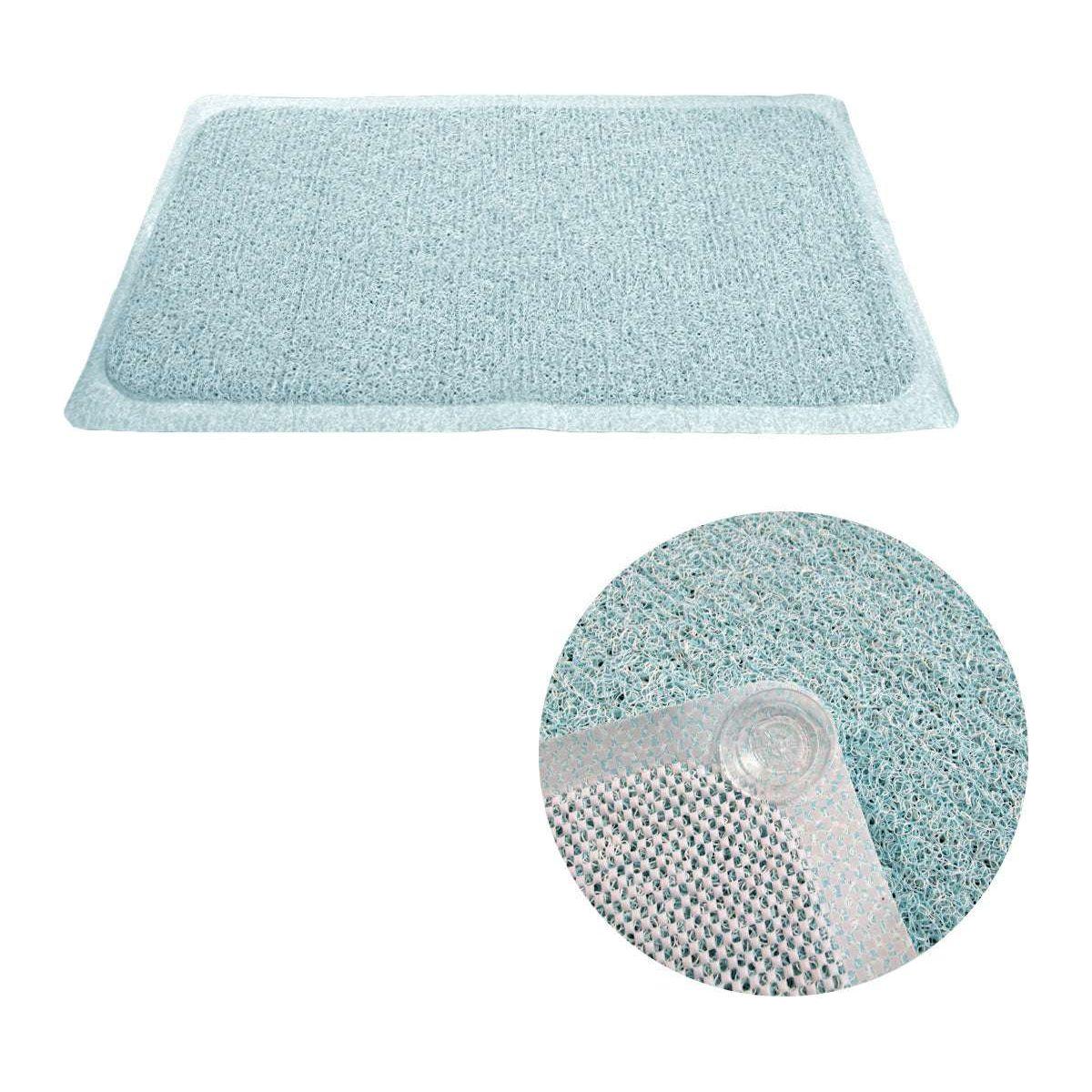 Loofah Shower Mat Blue - Magdasmall