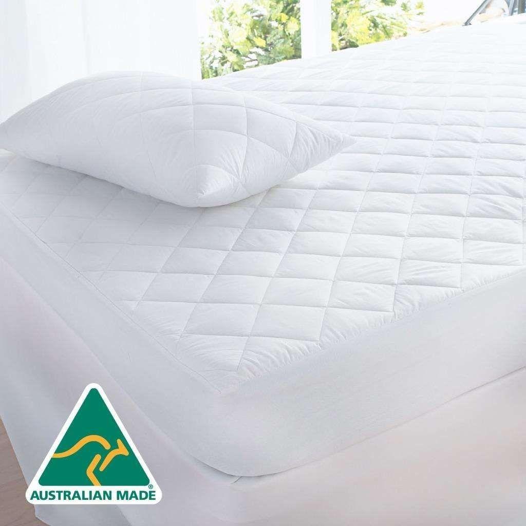 Luxor Aus Made Fully Fitted Cotton Quilted Mattress Protectors