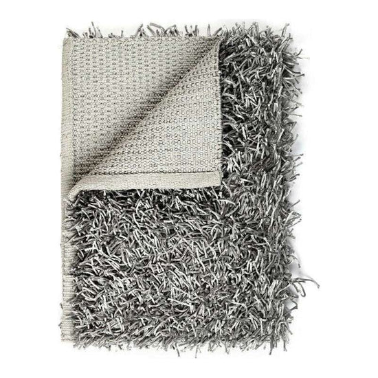 Luxury High Pile Soft Non Slip Bathmat 50 x 80cm (Silver) - Magdasmall