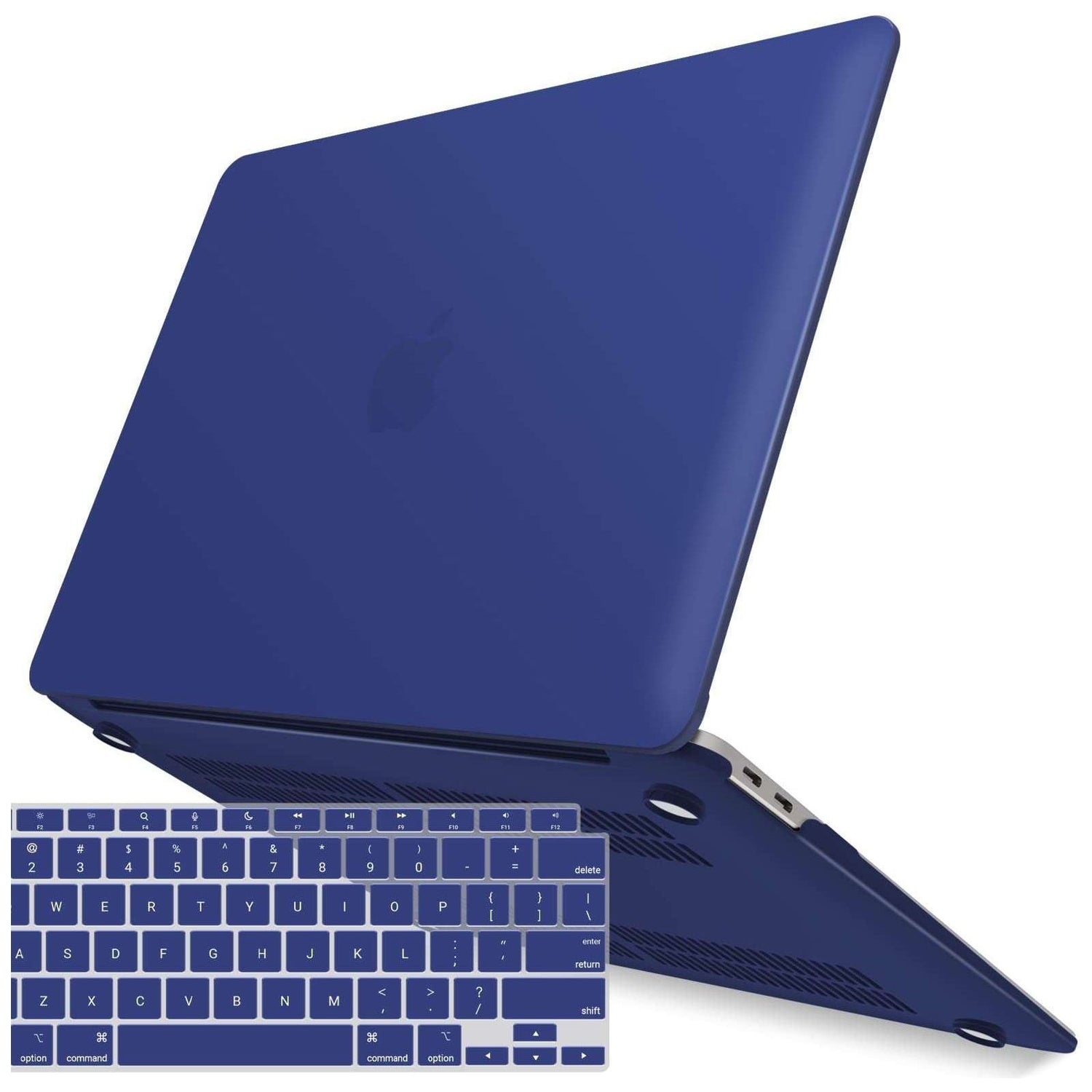 MacBook Air 13 Inch Case 2020 2019 2018, A1932, A2179,A2337 Shell Case Keyboard Cover Blue