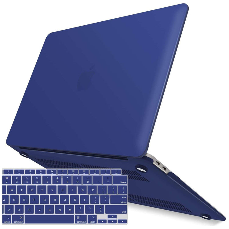 MacBook Air 13 Inch Case 2020 2019 2018, A1932, A2179,A2337 Shell Case Keyboard Cover Blue