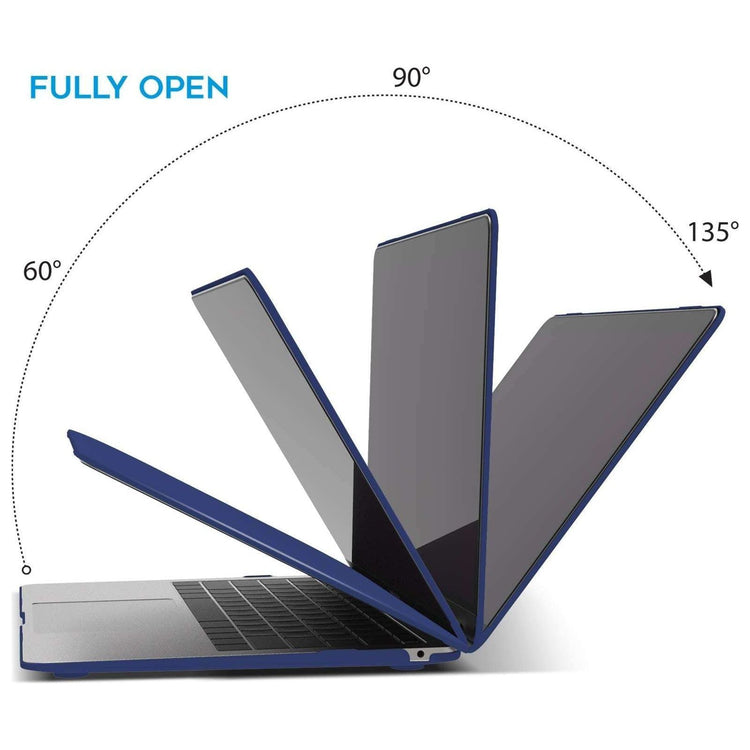 MacBook Air 13 Inch Case 2020 2019 2018, A1932, A2179,A2337 Shell Case Keyboard Cover Blue