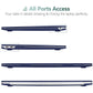 MacBook Air 13 Inch Case 2020 2019 2018, A1932, A2179,A2337 Shell Case Keyboard Cover Blue