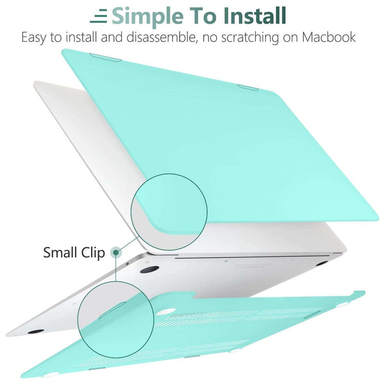 MacBook Air 13 Inch Case 2020 2019 2018, A1932, A2179, A2337 Shell Case Keyboard Cover tiffany blue