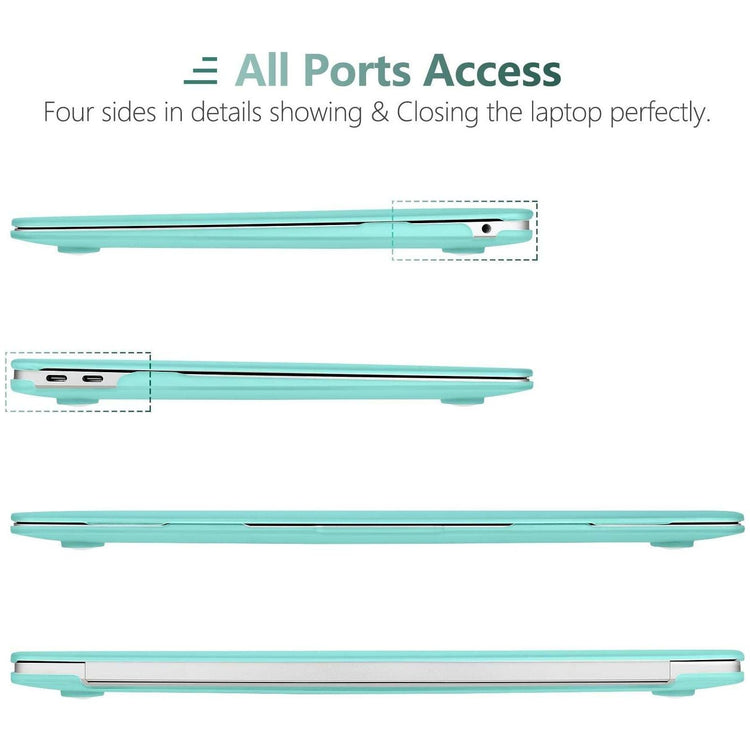 MacBook Air 13 Inch Case 2020 2019 2018, A1932, A2179, A2337 Shell Case Keyboard Cover tiffany blue