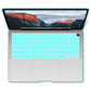 MacBook Air 13 Inch Case 2020 2019 2018, A1932, A2179, A2337 Shell Case Keyboard Cover tiffany blue