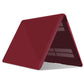 MacBook Air 13 Inch Case 2020 2019 2018, A1932, A2179,A2337 Shell Case Keyboard Cover Wine Red