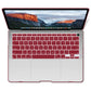 MacBook Air 13 Inch Case 2020 2019 2018, A1932, A2179,A2337 Shell Case Keyboard Cover Wine Red