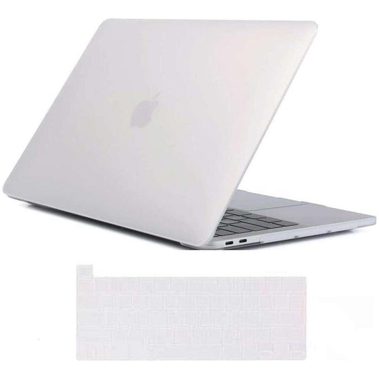 MacBook Pro 13 Inch Case 2016-2023 M1 M2 A2338 A2289 A2251 A2159 Hard Shell Case Keyboard Cover White