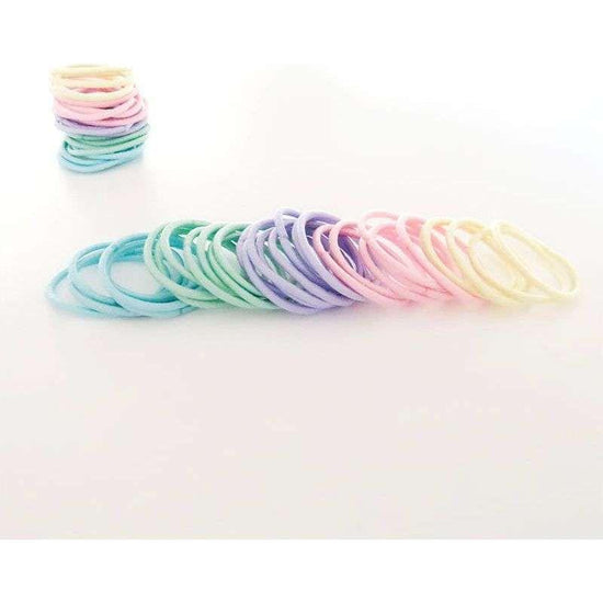 MANGO JELLY Kids Hair Ties (3cm) - Classic Soft Pastel - Three Pack