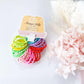 MANGO JELLY Kids Hair Ties (3cm) - Silky Pop Mixed -Twin Pack