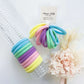 MANGO JELLY Metal Free Hair ties (4.5cm) - Pastel Mixed 10P - Three Pack