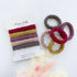 MANGO JELLY Metal Free Textured Hair ties 4cm (Thick) - Blush-Twin Pack