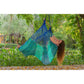 Mayan Legacy Extra Large Outdoor Cotton Mexican Hammock Chair in Caribe Colour