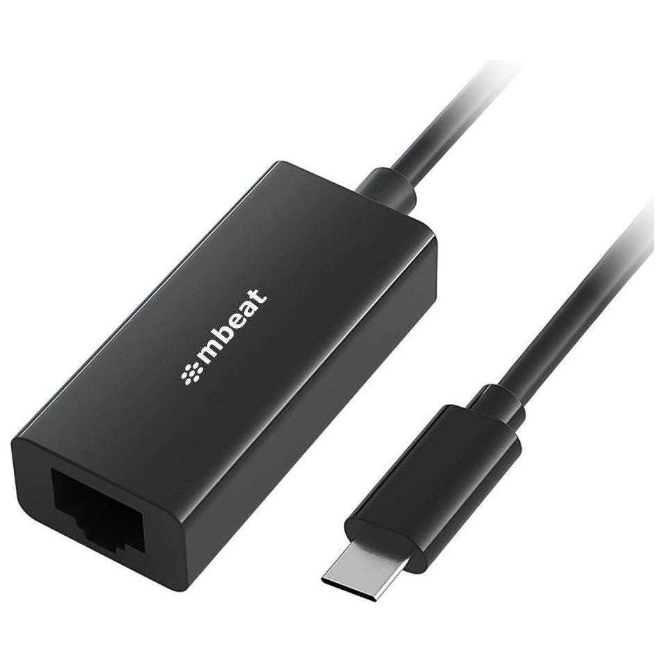 MBEAT USB-C Gigabit Ethernet Adapter - Black